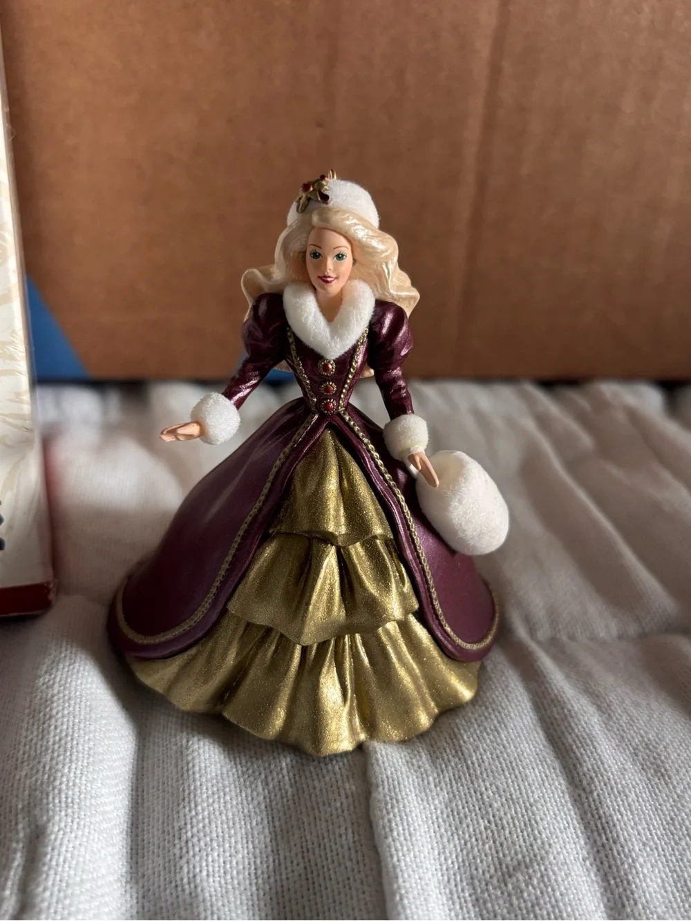 Hallmark Keepsake Ornament- 1996 Holiday Barbie with Original Box. 4th in series
